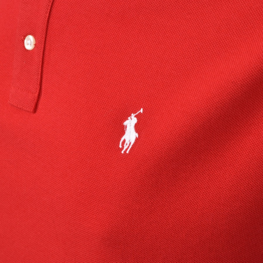 Alternative Image for ProductRalph Lauren Basic Mesh Polo T Shirt Red3
